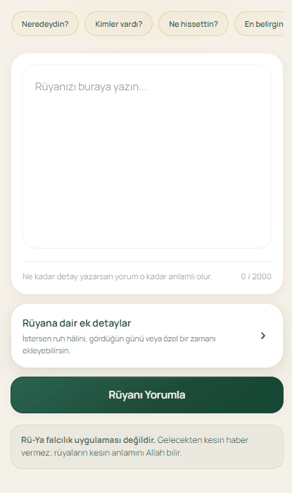 Rüya Yazma
