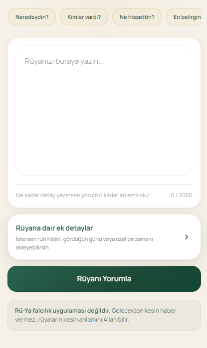 Rüya Yazma